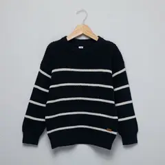 YAMP - Saco para Niño de Rayas de Algodón