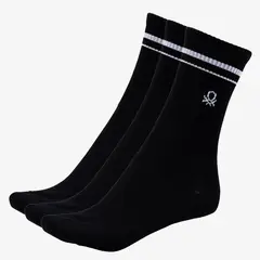 BENETTON - Pack de 3 Medias para Mujer Largo