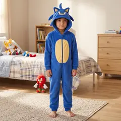 SONIC - Pijama para Niño Manga larga