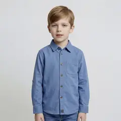 CONIGLIO - Camisa para Niño Manga larga de Algodón