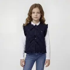 CONIGLIO - Chaleco para Niña de Algodón