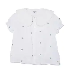 YAMP - Blusa Niña Manga corta de Algodón Coniglio