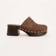BASEMENT - Zuecos para Mujer con tacón Cuadrado Mul