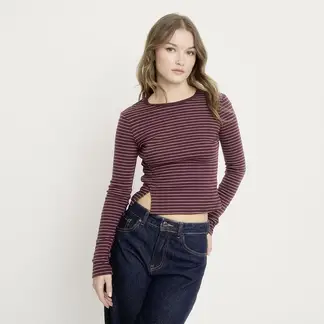 SYBILLA - Blusa Mujer Manga larga de Algodón