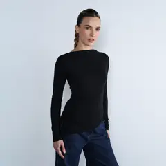 DENIMLAB - Blusa Mujer Manga larga de Modal