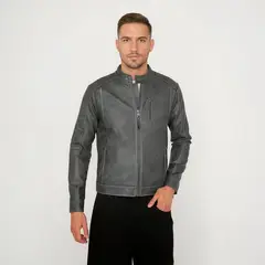 MOSSIMO - Chaqueta Hombre De Cuero