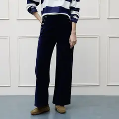 BASEMENT - Pantalón Wide leg Mujer Tiro medio