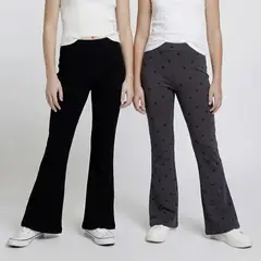 ELV - Legging para Niña Pack de 2 unidades de Algodón