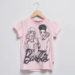 BARBIE - Camiseta para Niña en Algodón