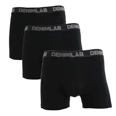 DENIMLAB - Boxers Hombre Pack de 3 de Algodón