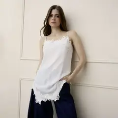 BASEMENT - Blusa Mujer Encaje