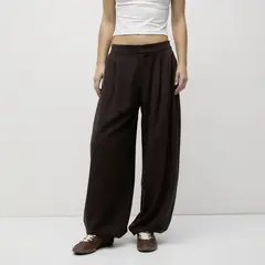 SYBILLA - Pantalón Balloon Mujer Tiro medio