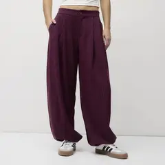 SYBILLA - Pantalón Balloon Mujer Tiro medio