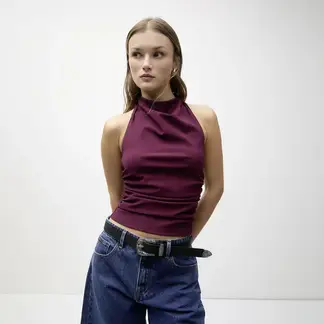 SYBILLA - Blusa Mujer Sin mangas