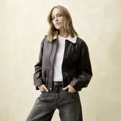 UNIVERSITY CLUB - Chaqueta Efecto cuero Mujer
