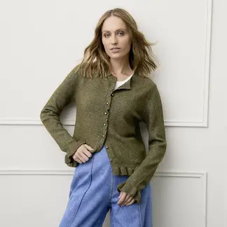 BASEMENT - Cardigan Mujer de Algodón