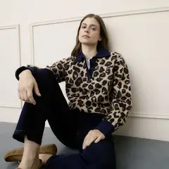 BASEMENT - Saco Mujer Animal print