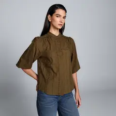 BASEMENT - Blusa Mujer Manga 3/4