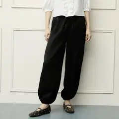 BASEMENT - Pantalón Balloon Mujer Tiro medio