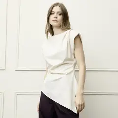 BASEMENT - Blusa Mujer Manga corta de Algodón