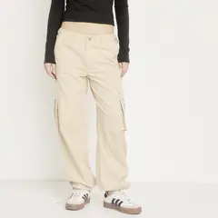 SYBILLA - Pantalón Cargo Mujer Tiro medio