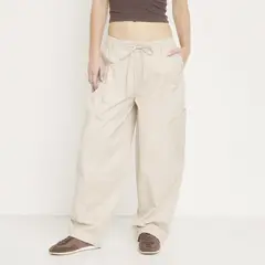 SYBILLA - Pantalón Cargo Mujer Tiro medio