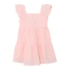 YAMP - Vestido para Bebé niña Corto Casual de Algodón