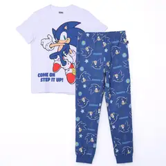 SONIC - Conjunto De Pijama Para Niño En Algodón
