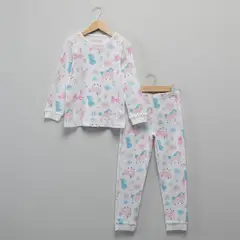 YAMP - Conjunto De Pijama Para Niña En Algodón