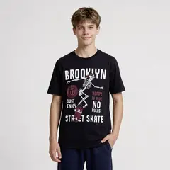 FEDERATION - Camiseta para Niño con Estampado Manga corta