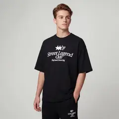 FEDERATION - Camiseta para Niño con Estampado de Algodón