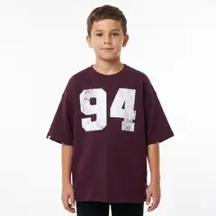 FEDERATION - Camiseta para Niño con Estampado de Algodón