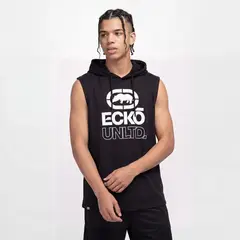 ECKO - Camiseta para Niño con Logo Sin Mangas de Algodón