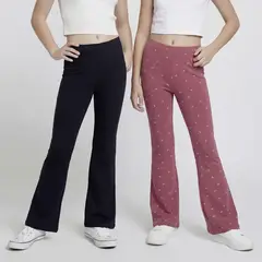 ELV - Legging para Niña Pack de 2 unidades de Algodón
