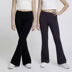 ELV - Legging para Niña Pack de 2 unidades de Algodón