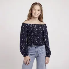 ELV - Blusa para Niña Manga larga