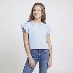 ELV - Camiseta para Niña de Algodón