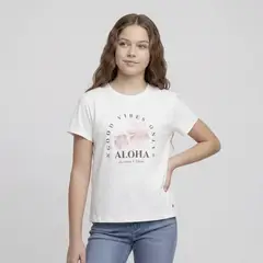 DOO AUSTRALIA - Camiseta para Niña con Estampado Manga corta de Algodón