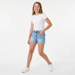ELV - Short Niña Liso Algodón