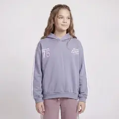 ELV - Buzo para Niña con Logo de Algodón