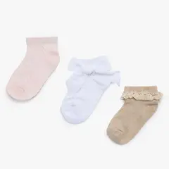 YAMP - Medias para Niña Corto Pack de 3