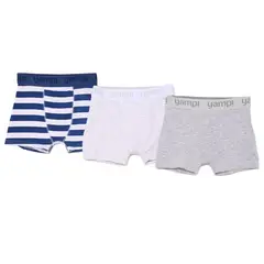 YAMP - Boxer para Niño Pack de 3 unidades de Algodón