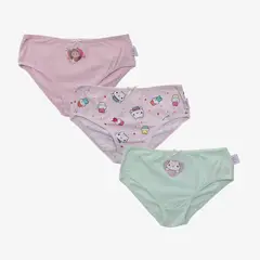 GABBYS DOLLHOUSE - Panty para Niña Pack de 3 unidades de Algodón Gabby'S Doll House