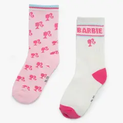 BARBIE - Medias Para Niña Largo Pack De 2