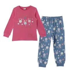 YAMP - Conjunto De Pijama Para Niña En Algodón