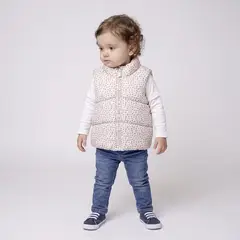 YAMP - Chaleco para Bebé niña con Estampado