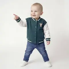 YAMP - Saco para Bebé niño con Logo de Algodón