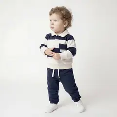 YAMP - Conjunto Saco + Jogger para Bebé niño en Algodón
