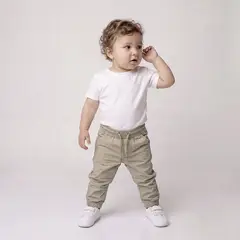 YAMP - Pantalón para Bebé niño de Algodón