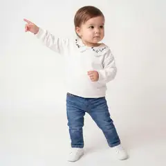 YAMP - Saco Para Bebé Niña Con Estampado De Algodón